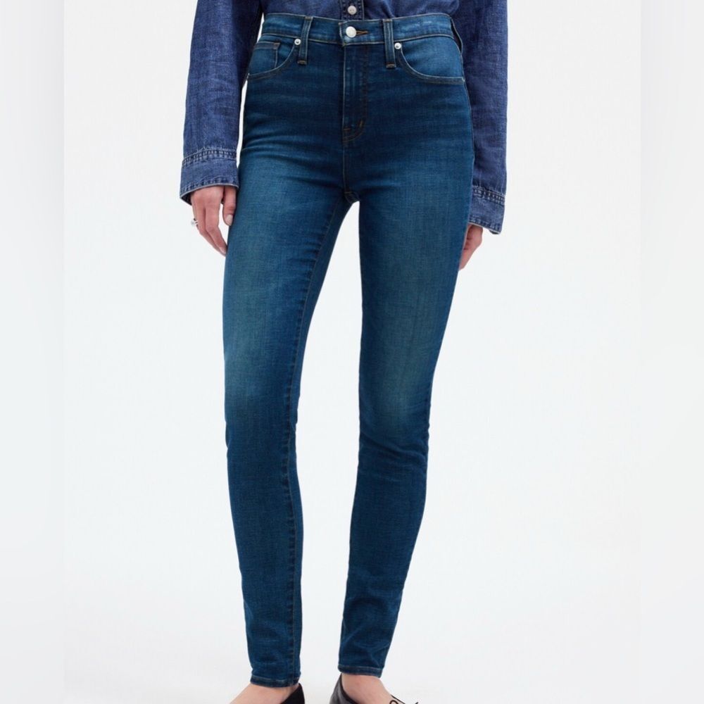 Madewell Blue Women’s 10” High-Rise Skinny Jeans Size 28 T